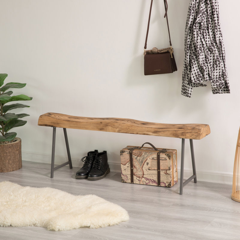 Bishr Solid Wood Bench