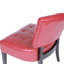 Fauteuil surdimensionné en cuir rouge avec sièges d'appoint classiques-1599447164