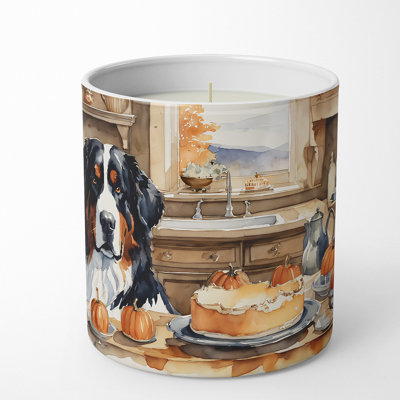Caroline's Treasures Pumpkin Pie Scented Tumbler Candle With Ceramic Holder In Multi Color;multi Color