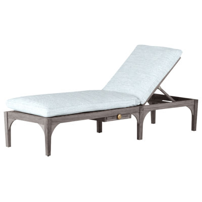 Chaise longue d'extérieur en teck Club