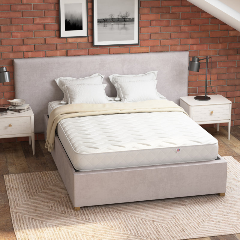 Hubertine White Noise Open Coil Mattress, Double (4'6)