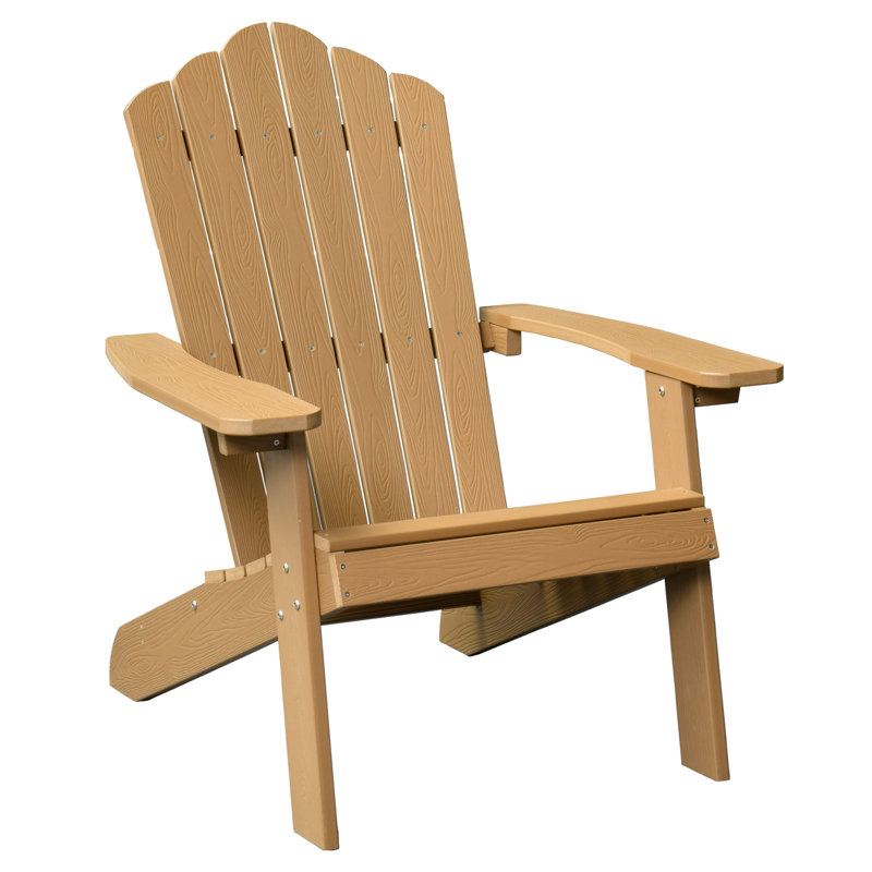 Frea Outdoor Adirondack Chair, Brown