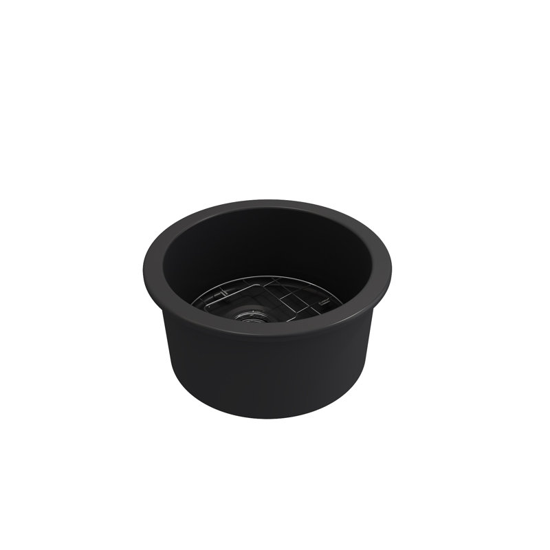 18.5'' L Kitchen Sink, Matte Dark Gray