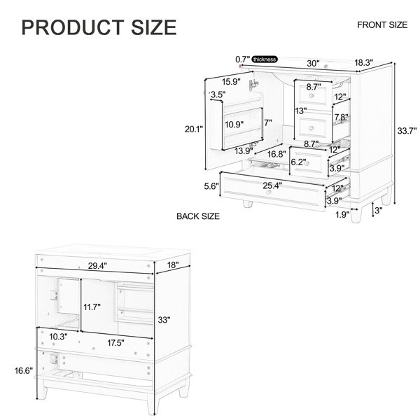 Dimensions du produit