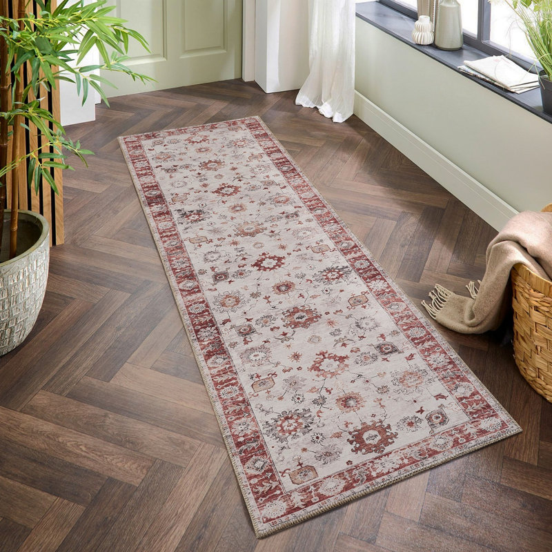 Oxford GC_NBL2015 Red 2 Ft. 7 In. X 9 Ft. 10 In. Area Rug, Runner 2'8" x 9'1"