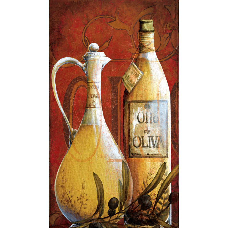 Olive Oil - Painting Print, 30 cm H x 20 cm W, Wrapped Canvas