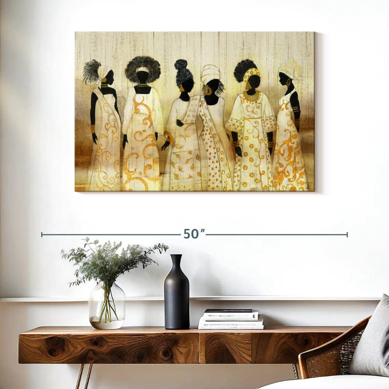 Leisha Six Queens, 26" H x 39" W