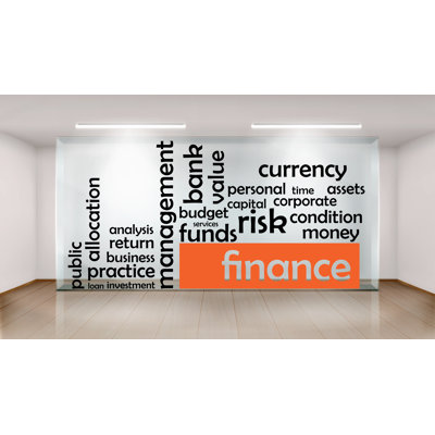 Finance Management Wall Decor Finance Office Wall Decal Idea Teamwork Business Worker Inspire Office Decoration Motivation Stickers 235LU