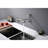 Modern Brass Pot Filler - Wall Mount, Two-Attachment, Foldable Arm, Brushed Nickel, , Stable Water Stream Folding Swing Nickel Coating, Corrosion, Silent Waterfall-379620574