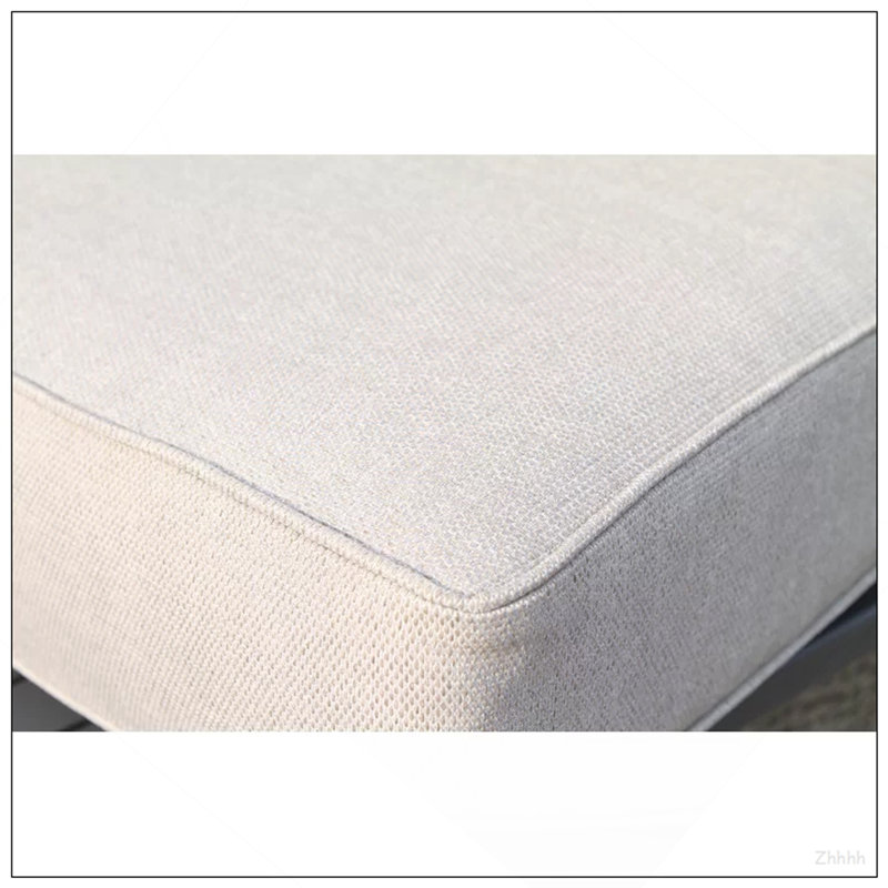 Ensemble de sièges pour 2 personnes en osier de rotin avec coussins, entièrement assemblés, Coussin gris / cadre brun
