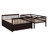 Janada Kids Twin Over Full Bunk Bed with Trundle with Drawers-435394144