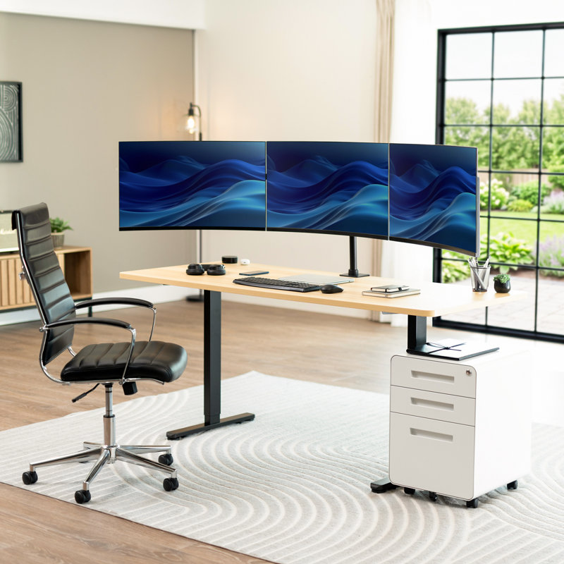 Support de bureau triple moniteur