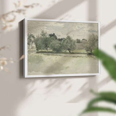 Paysages rétro-CECCXCIV - reproduction encadrée