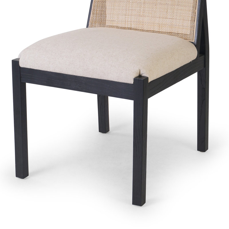 Esmee Upholstered Dining Chair, Brushed Ebony