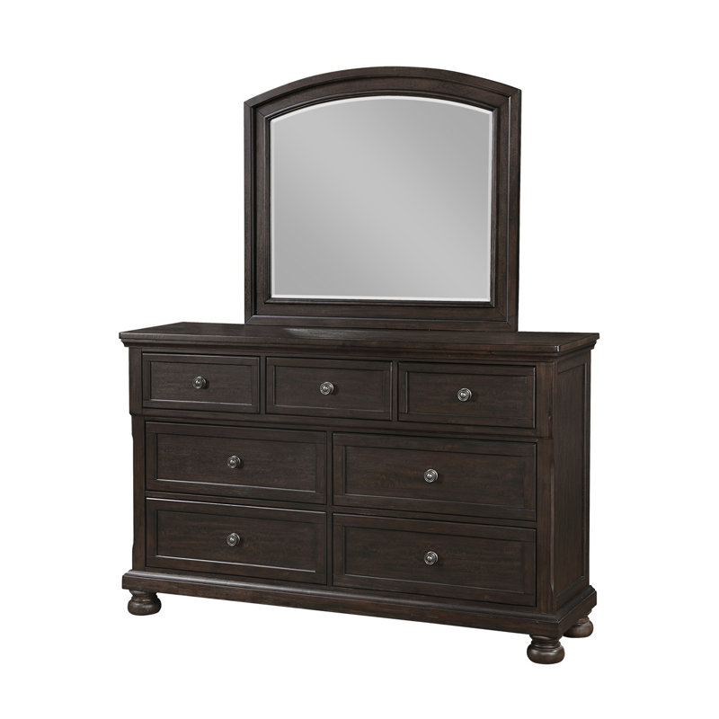 DRESSER AND MIRROR