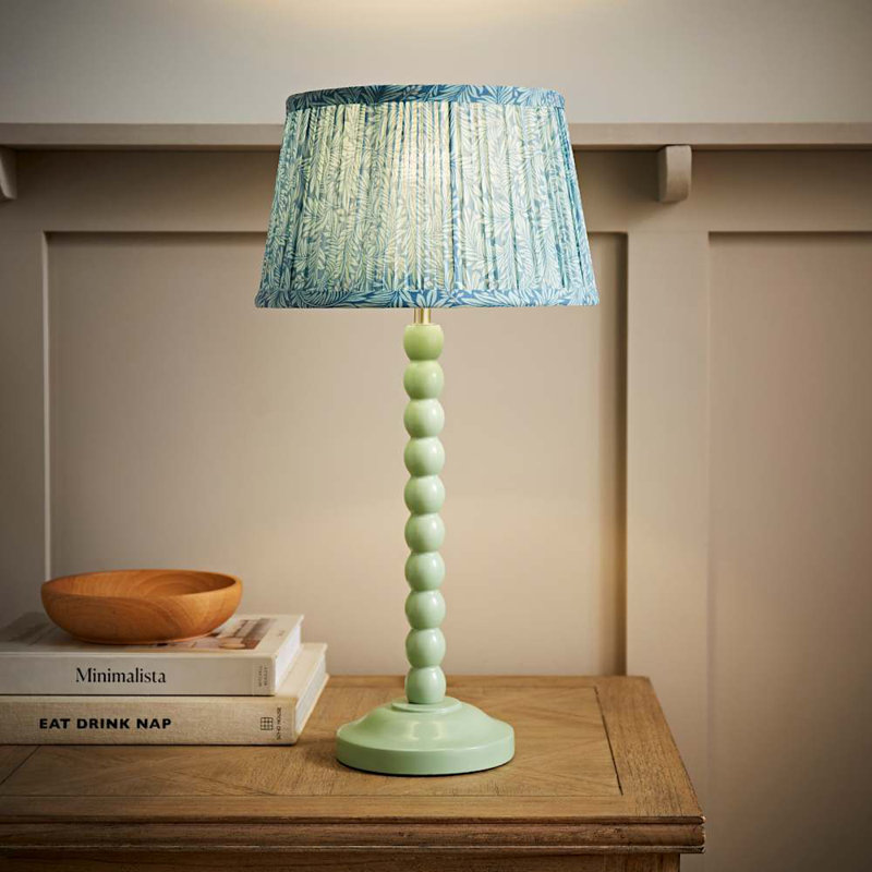 Sanon Wood Table Lamp, Green