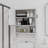 Bathroom Wall Cabinet With Doors,Adjustable Shelf,Towel Bar And Paper Holder, Over The Toilet Storage Cabinet, Medicine Cabinet For Bathroom-White-926923001
