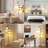 3-light Modern Tree Floor Lamps, 63in Standing Lamp With Fabric Lampshade For Living Room,office,bedroom(bulb Include)