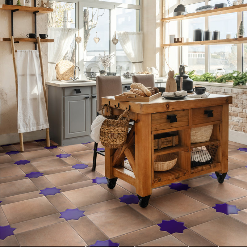 Argile Losanga 7 In. X 17-5/8 In. Porcelain Floor And Wall Tile