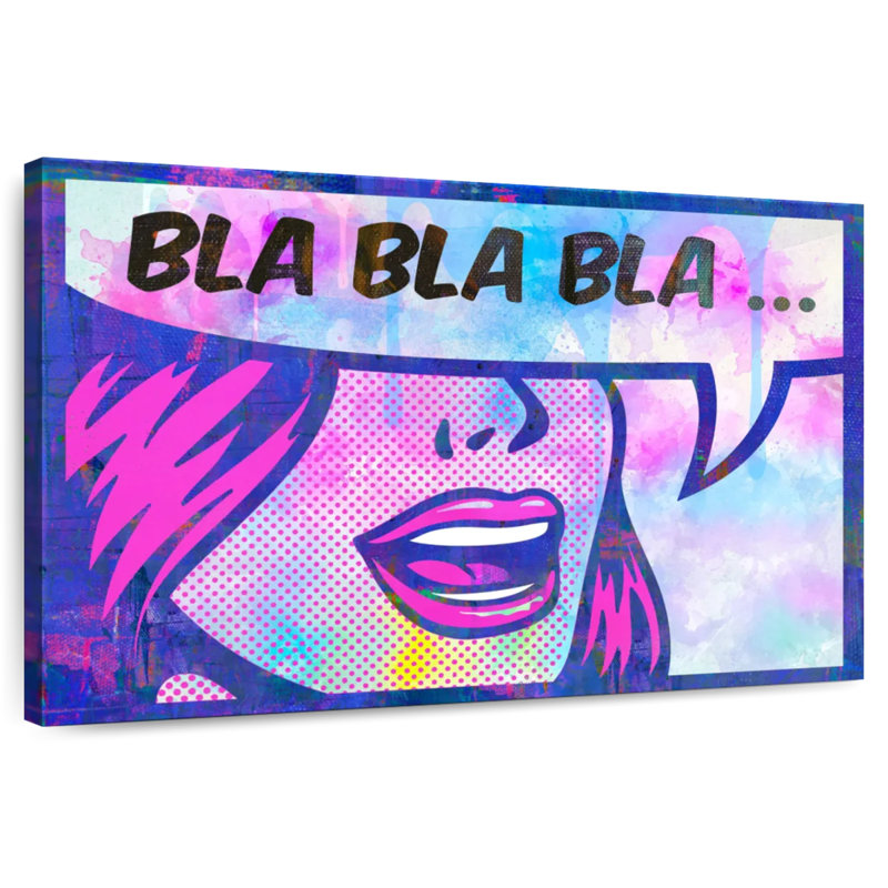 Tergel Bla Bla Bla, 24" H x 36" W