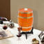 Distributeur de boissons vertical en bois 1,32 gallons avec seau à whisky avec base et robinet-1416388142