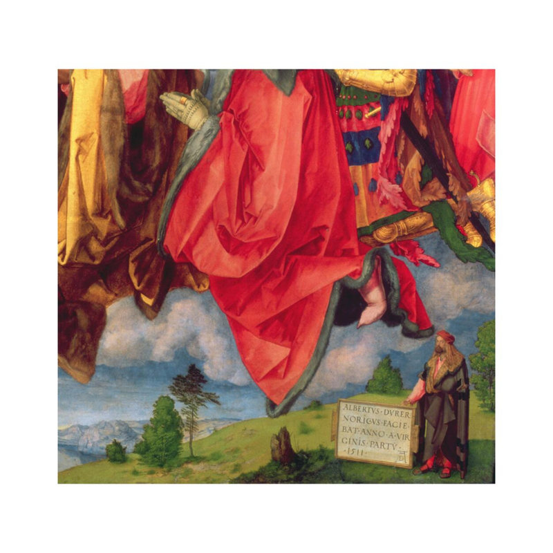 Le retable de la Landauer «All Saints Day» par Albrecht Dürer - Estampe numérique, H 32 po x l 40 po