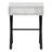 End Table, Side, End, Nightstand, Storage Drawer, Glossy Laminate, Chrome Metal-229071710