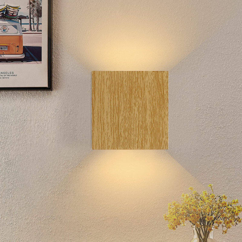 Gevena 1-Light Nature Flush Mounted Sconce