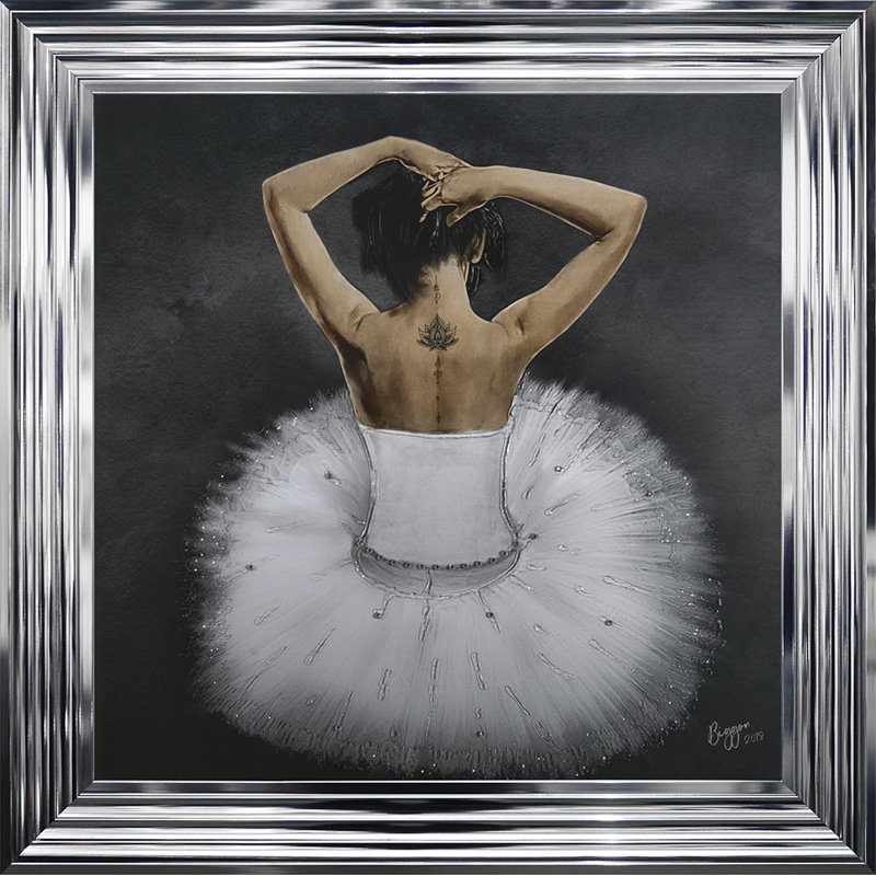 Single Picture Frame Print, 75cm H x 75cm W, Chrome Framed, No Matte