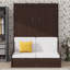 Grand lit escamotable mural avec coussin, cadre de lit pliable en bois convertible en canapé-294270726