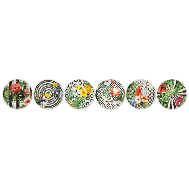 Tropical Chic 15cm Porcelain Appetiser Plate