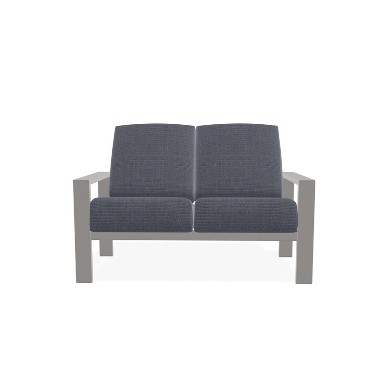 Causeuse Larssen, Denim prouvé, Gris chaleureux