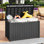 YITA 260 Gallons Water Resistant Resin Lockable Deck Box
