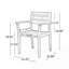 Ensemble de 2 chaises d'extérieur Farmhouse-1572860187