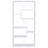 8-Shelf White Geometric Bookcase-2001406267