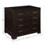 Mocha 37" Wide Transitional File Cabinet