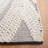 Belfort Natura 279 Flat Weave Wool/Cotton Chevron Rug in Black/Ivory-1697162487