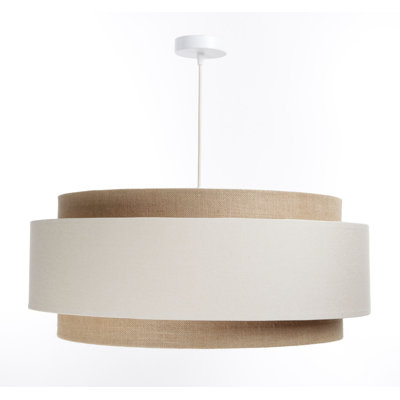 Ammann 1 - Light Silver Drum Pendant
