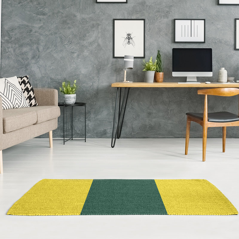 Tapis vert/jaune, Rectangle 3 pi x 5 pi
