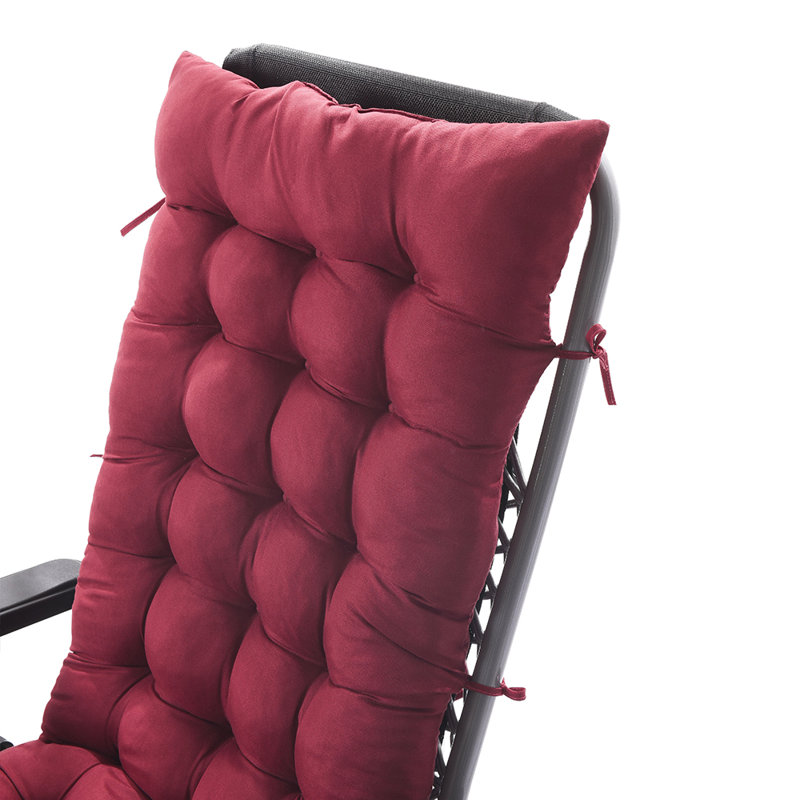 Outdoor 3.15'' Seat / Back Cushion, Burgundy, 61" W x 20" D
