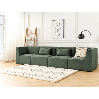 Ritsa 4 Seater Corduroy Sofa