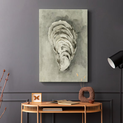 Neutral Oyster Shell II -Gallery Wrapped Cavas