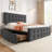 Bed Frame with Adjustable Headboard-2145460536-2115396300