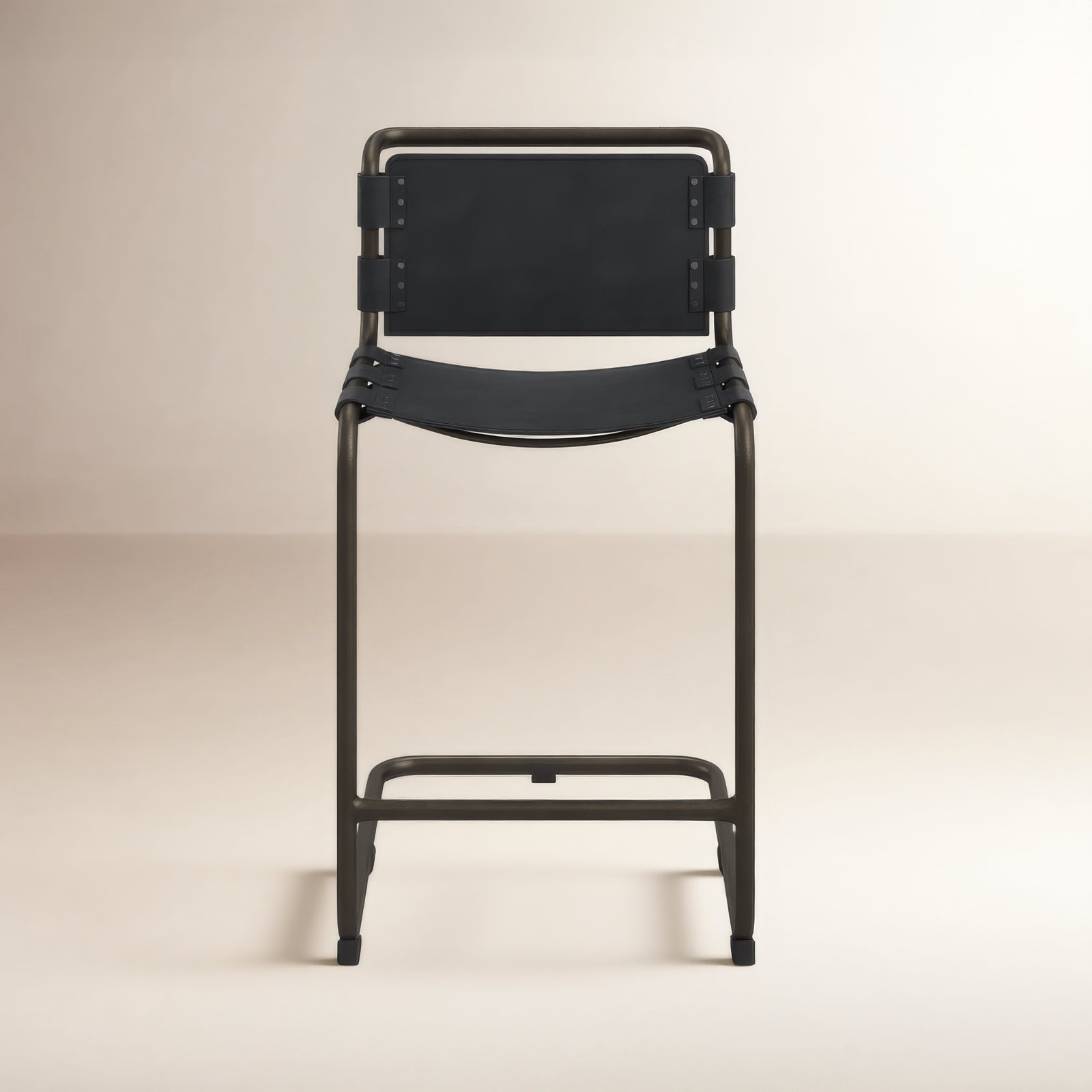 Otelia Counter & Bar Stool, Counter Stool (26” Seat Height), Black
