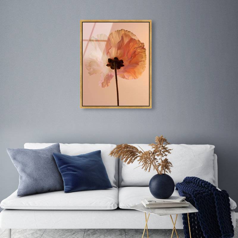 Amber Radiance II Print, 37"H x 31"W, Gold Floater Frame