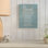 «Love Grows Best in Little House Distress Teal Shiplap», art mural