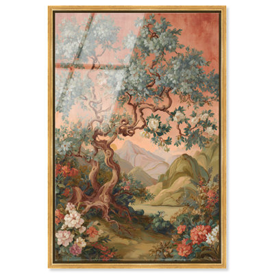 "Gnarled Serenity I", reproduction d'art encadrée, impression murale, par Art Remedy, cadre doré, 30 x 45