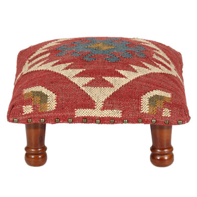 Jaryan Solid Wood Accent Stool