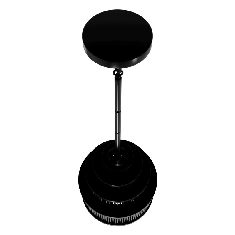 Waldorf Metal And Glass Rod Pendant, Polished Gunmetal, 13 Lights, 118" H x 12" W