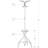 Classic Free Standing Coat Rack With 12 Hooks And Umbrella Holder, Ideal For Entryways And Small Spaces, Black Metal, Transitional Style-621540143
